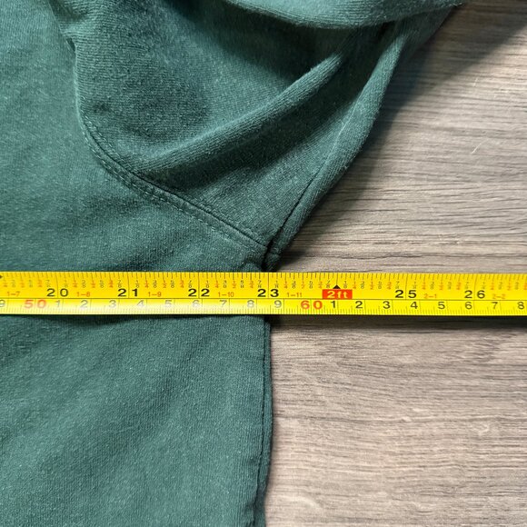 Carhartt Men's Heavyweight Long-Sleeve Pocket Henley Shirt - Green - Picture 5 of 6